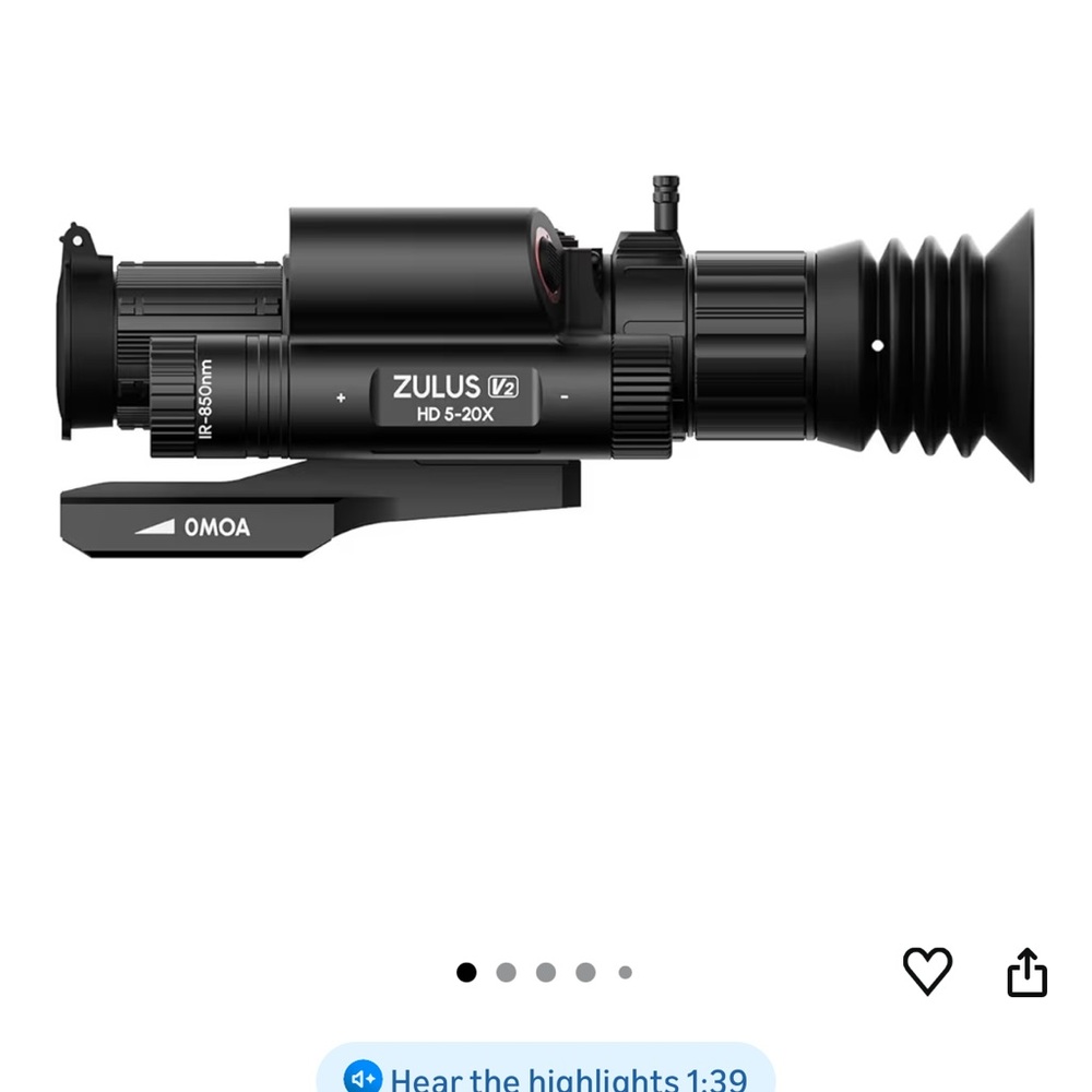 Digital Day/Night Scope Mount - Black